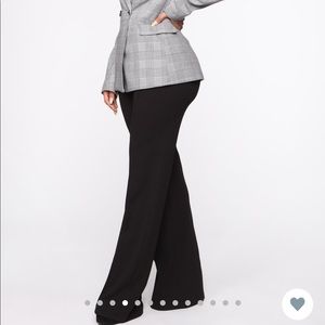 NWT Fashion Nova Victoria High Waisted Black Pant